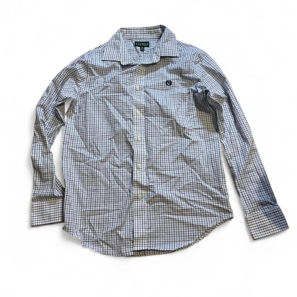 Lauren Ralph Lauren checked long sleeve button up